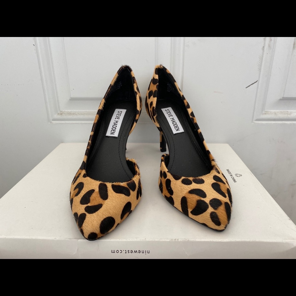 Steve Madden Elusive Pumps Cow Hair Size 5